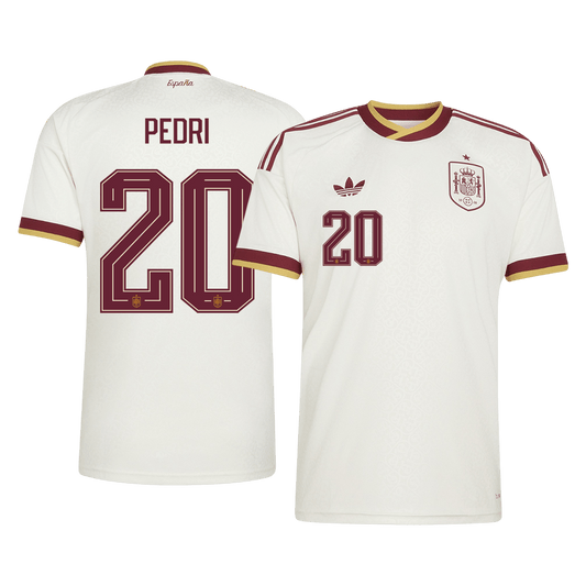 PEDRI #20 Men's Spain World Cup 2026 Away Soccer Jersey