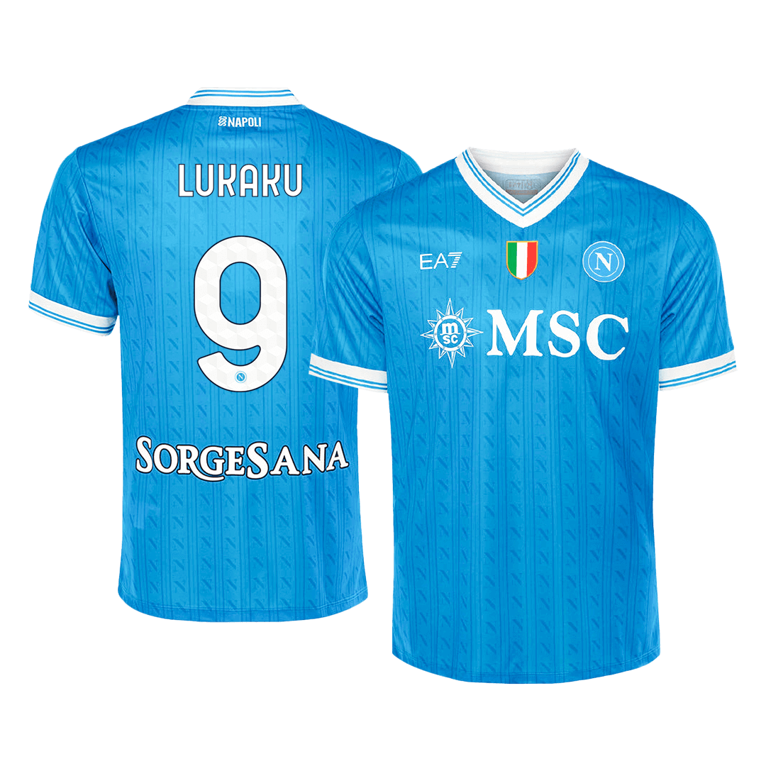 LUKAKU #9 Men's Napoli 2025/26 Home Soccer Jersey