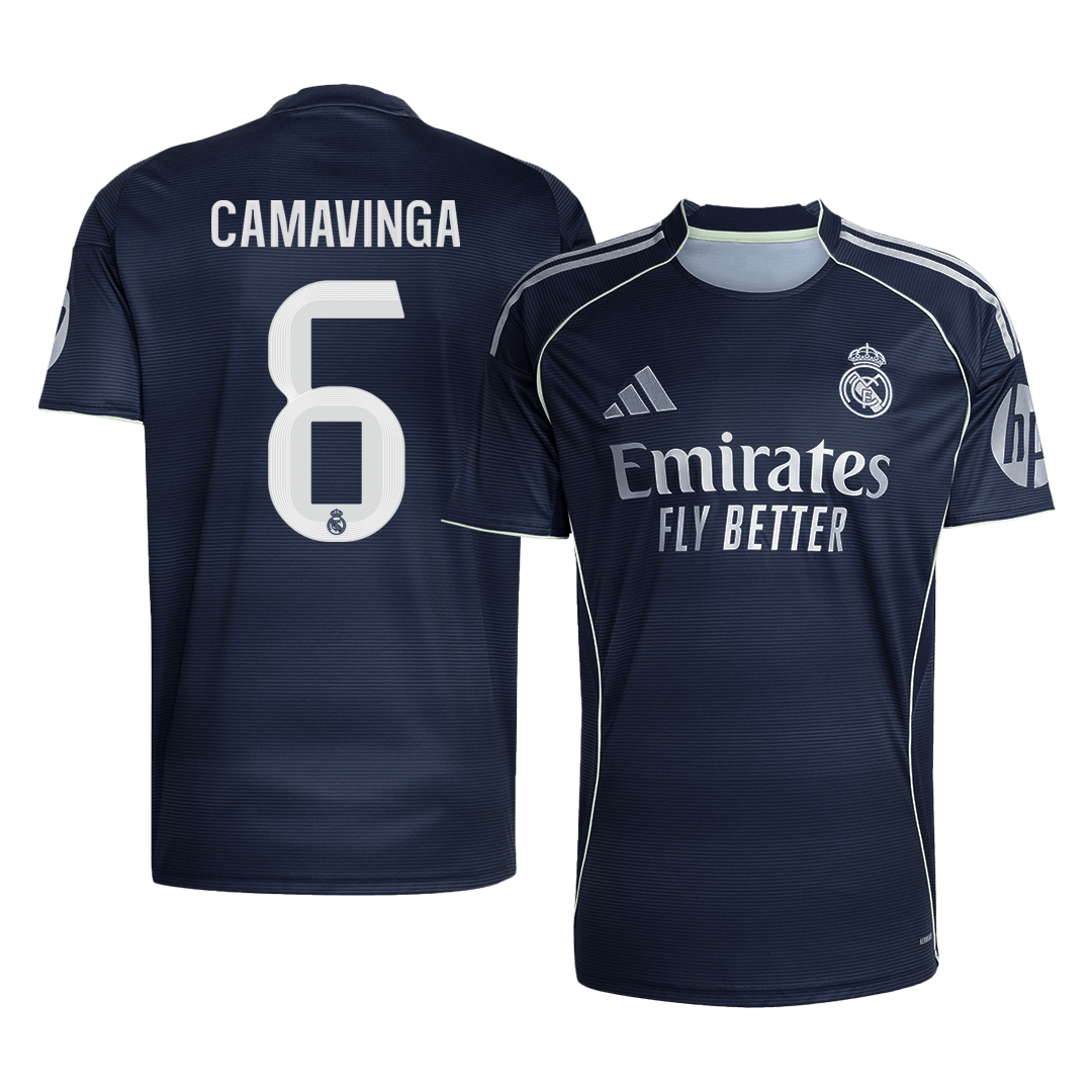 CAMAVINGA #6 Men's Real Madrid 2025/26 Away Soccer Jersey [PREMIUM]