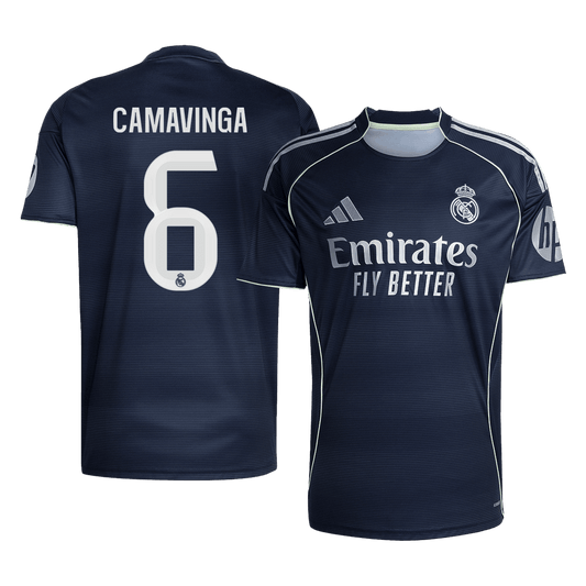CAMAVINGA #6 Men's Real Madrid 2025/26 Away Soccer Jersey [PREMIUM]