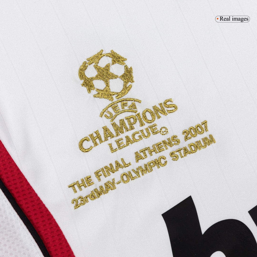 Retro Men's AC Milan 2006/07 Away Long Sleeve Soccer Jersey
