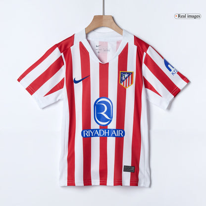 Kid's Atletico Madrid 2025/26 Home Soccer Jersey Kit