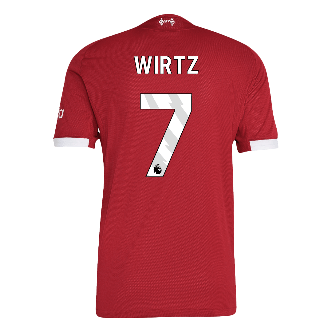 WIRTZ #7 Men's Liverpool 2025/26 Player Version Home Soccer Jersey - Slim Fit