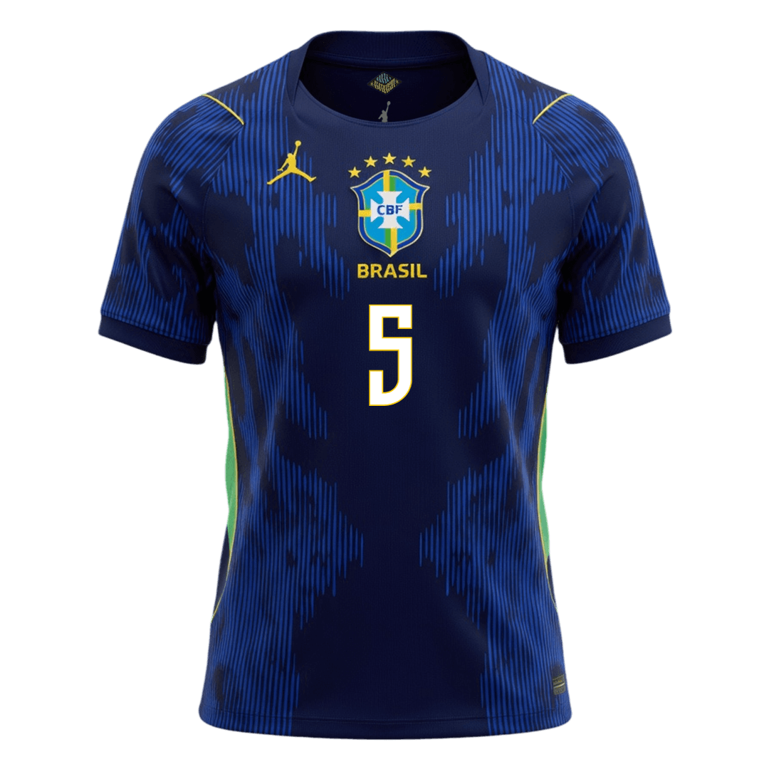 CASEMIRO #5 Men's Brazil World Cup 2026 Away Soccer Jersey