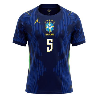 CASEMIRO #5 Men's Brazil World Cup 2026 Away Soccer Jersey