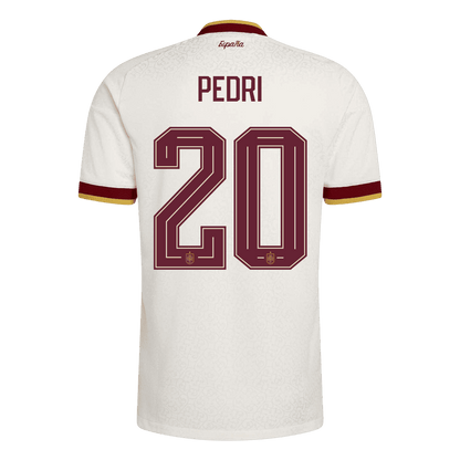 PEDRI #20 Men's Spain World Cup 2026 Player Version Champion Edition Away Soccer Jersey