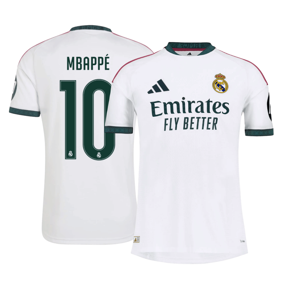 Real Madrid 2026/27 MBAPPÉ #10 Player Version jersey front and back