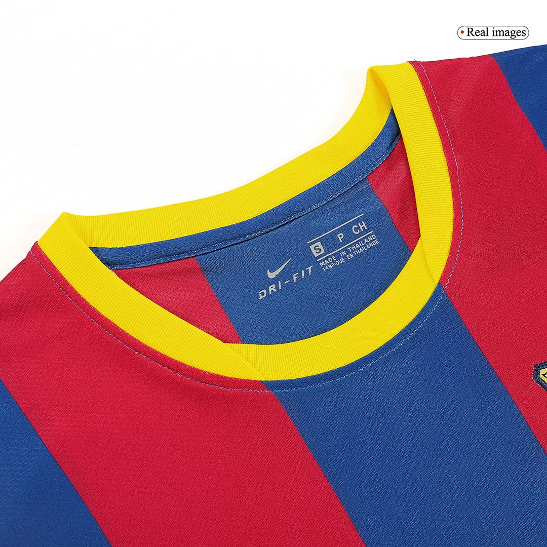 Retro Men's Barcelona 2010/11 Home Soccer Jersey