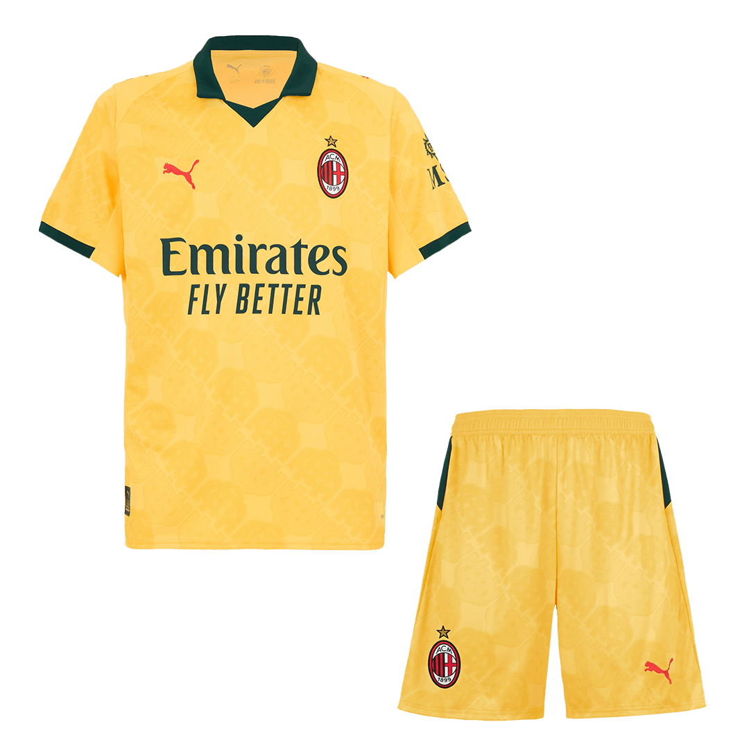 Men's AC Milan 2025/26 Third Away Soccer Jersey Kit