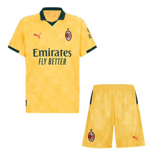 Men's AC Milan 2025/26 Third Away Soccer Jersey Kit