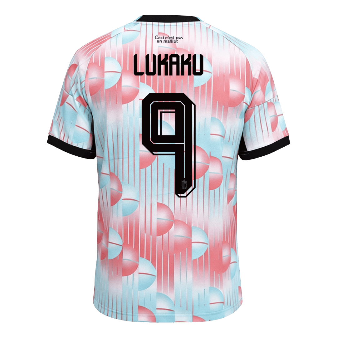 LUKAKU #9 Men's Belgium World Cup 2026 Away Soccer Jersey