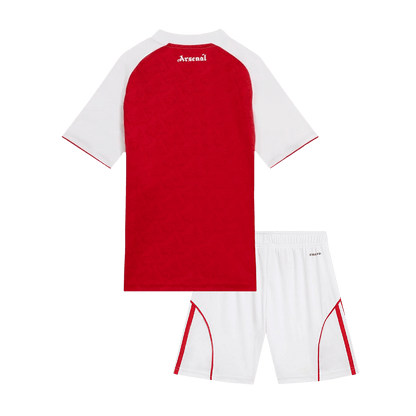Kid's Arsenal 2025/26 Home Soccer Jersey Kit