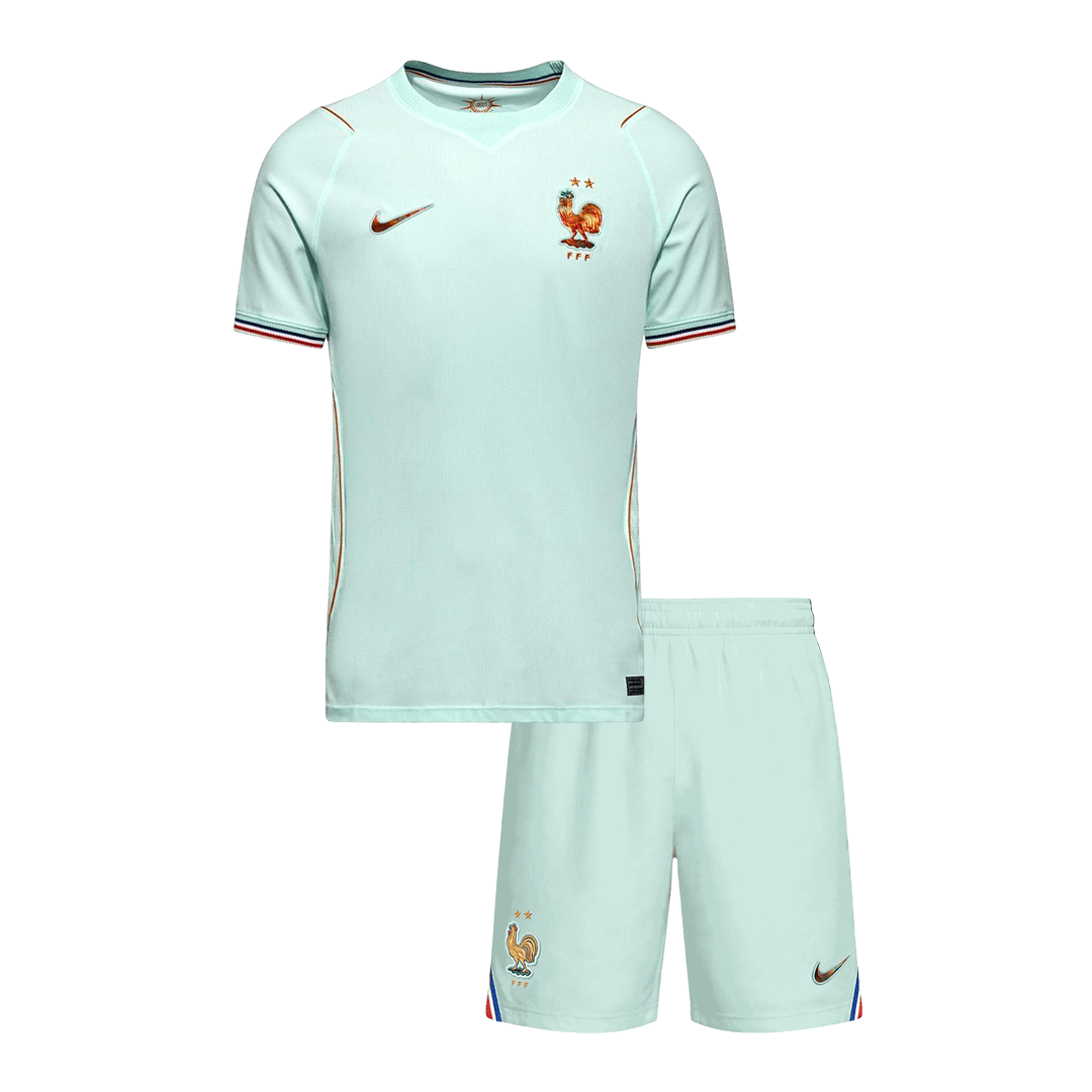 Kid's France World Cup 2026 Away Soccer Jersey Kit
