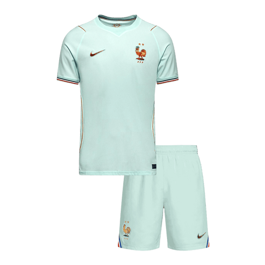 Kid's France World Cup 2026 Away Soccer Jersey Kit