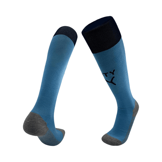 Men's Manchester City 2025/26 Home Soccer Socks