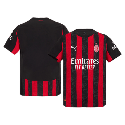Men's AC Milan 2025/26 Player Version Home Soccer Jersey - Slim Fit