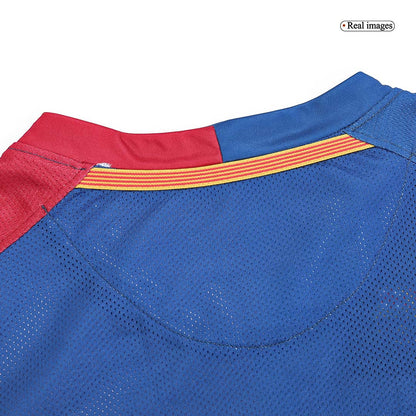 Retro MESSI #10 Men's Barcelona UCL UCL Final 2008/09 Home Long Sleeve Soccer Jersey