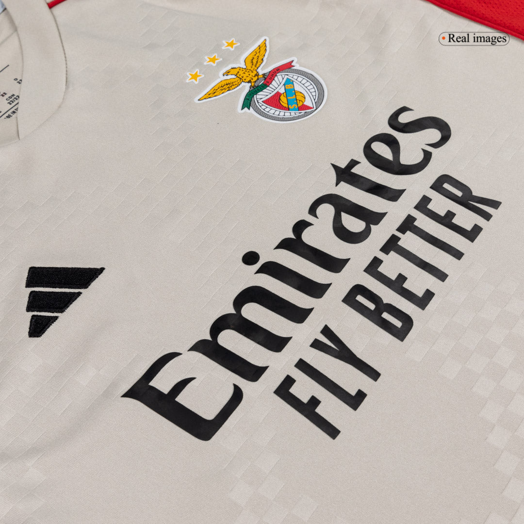 Kid's Benfica 2025/26 Away Soccer Jersey Kit