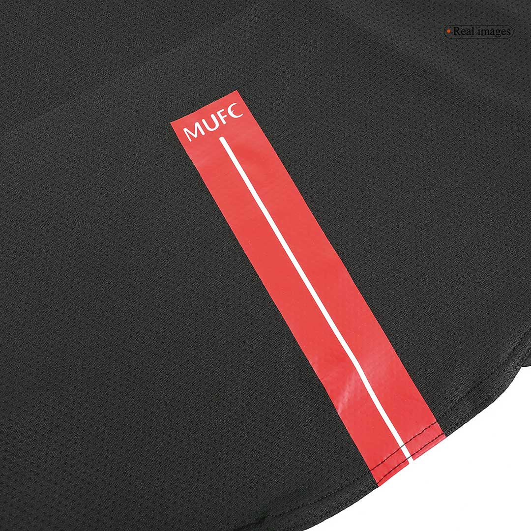Retro Men's Manchester United 2007/08 Away Long Sleeve Soccer Jersey