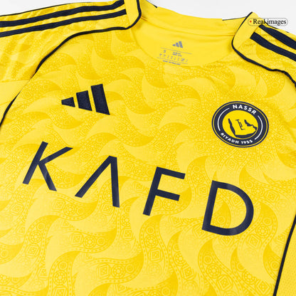 Men's Al Nassr 2025/26 Home Soccer Jersey