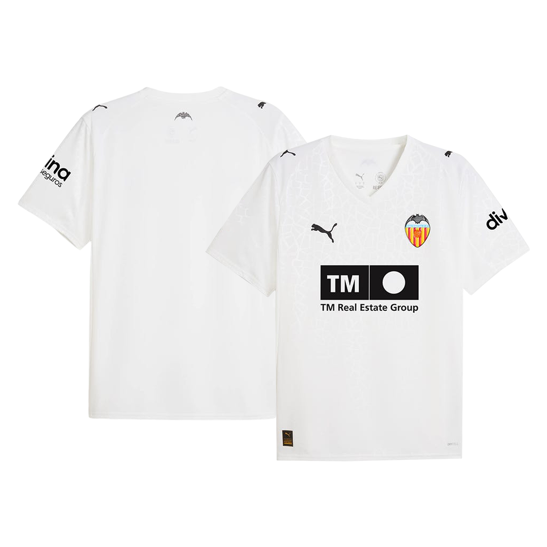 Men's Valencia 2025/26 Home Soccer Jersey