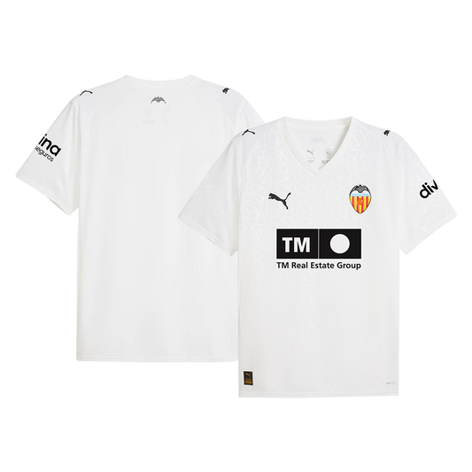 Men's Valencia 2025/26 Home Soccer Jersey