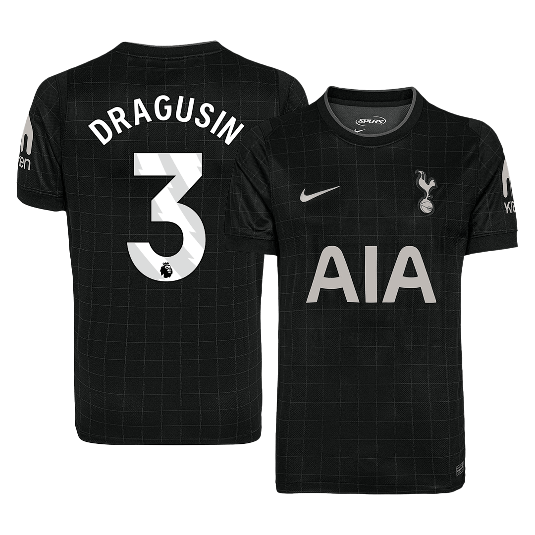 DRAGUSIN #3 Men's Tottenham Hotspur 2025/26 Away Soccer Jersey