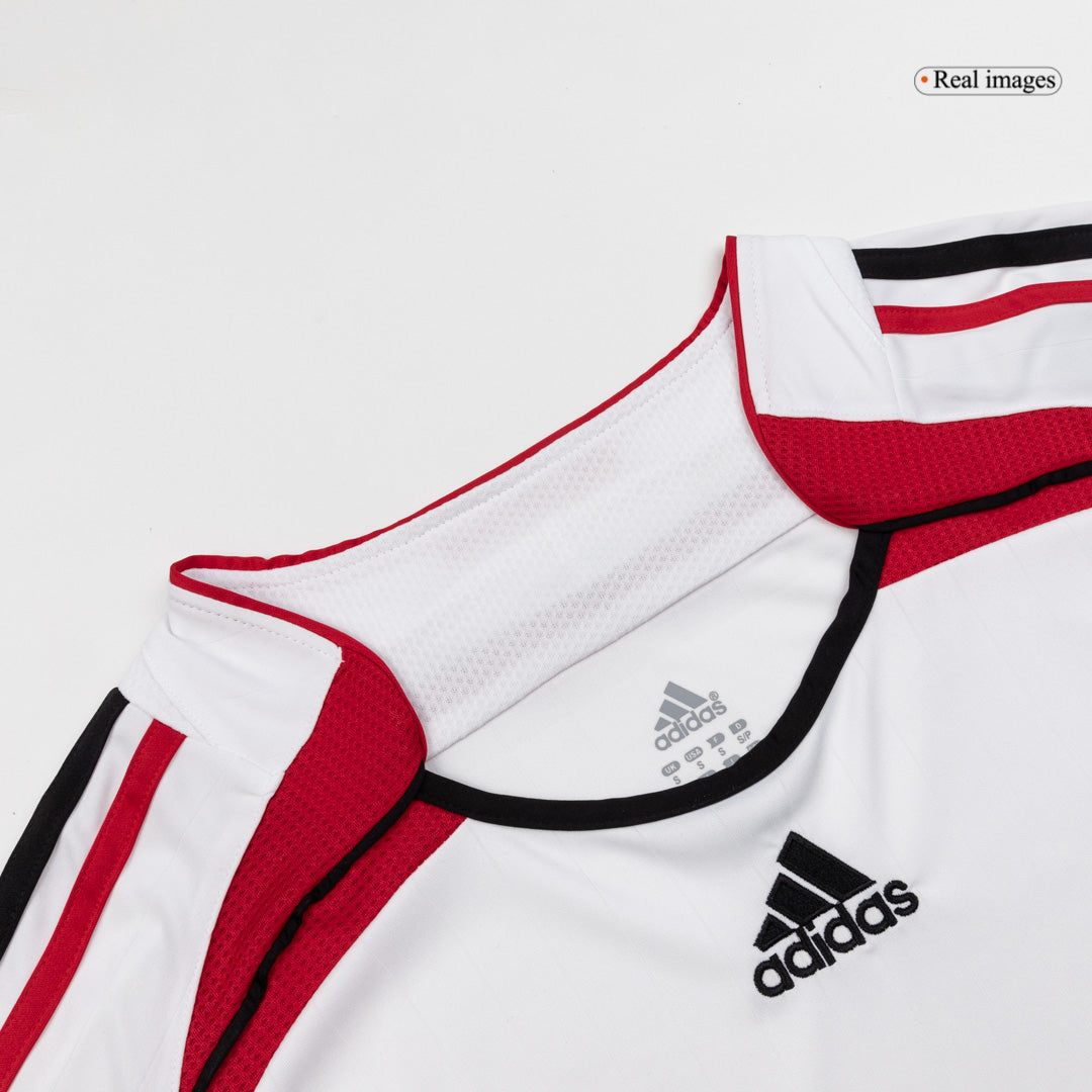Retro Men's AC Milan 2006/07 Away Long Sleeve Soccer Jersey