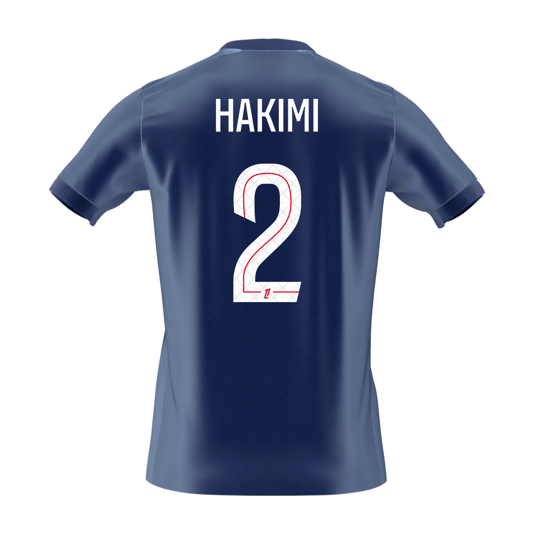 HAKIMI #2 Men's PSG 2025/26 Home Soccer Jersey [PREMIUM]