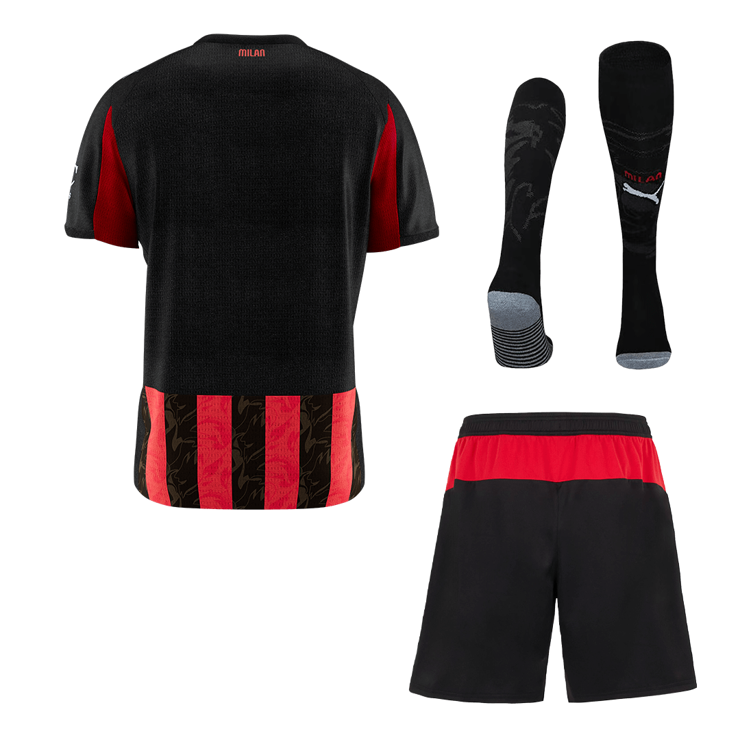 Men's AC Milan 2025/26 Home Soccer Jersey Full Kit [PREMIUM]