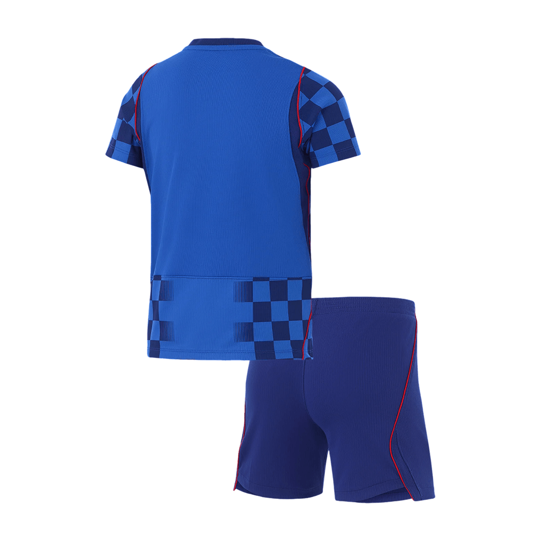 Kid's Croatia World Cup 2026 Away Soccer Jersey Kit