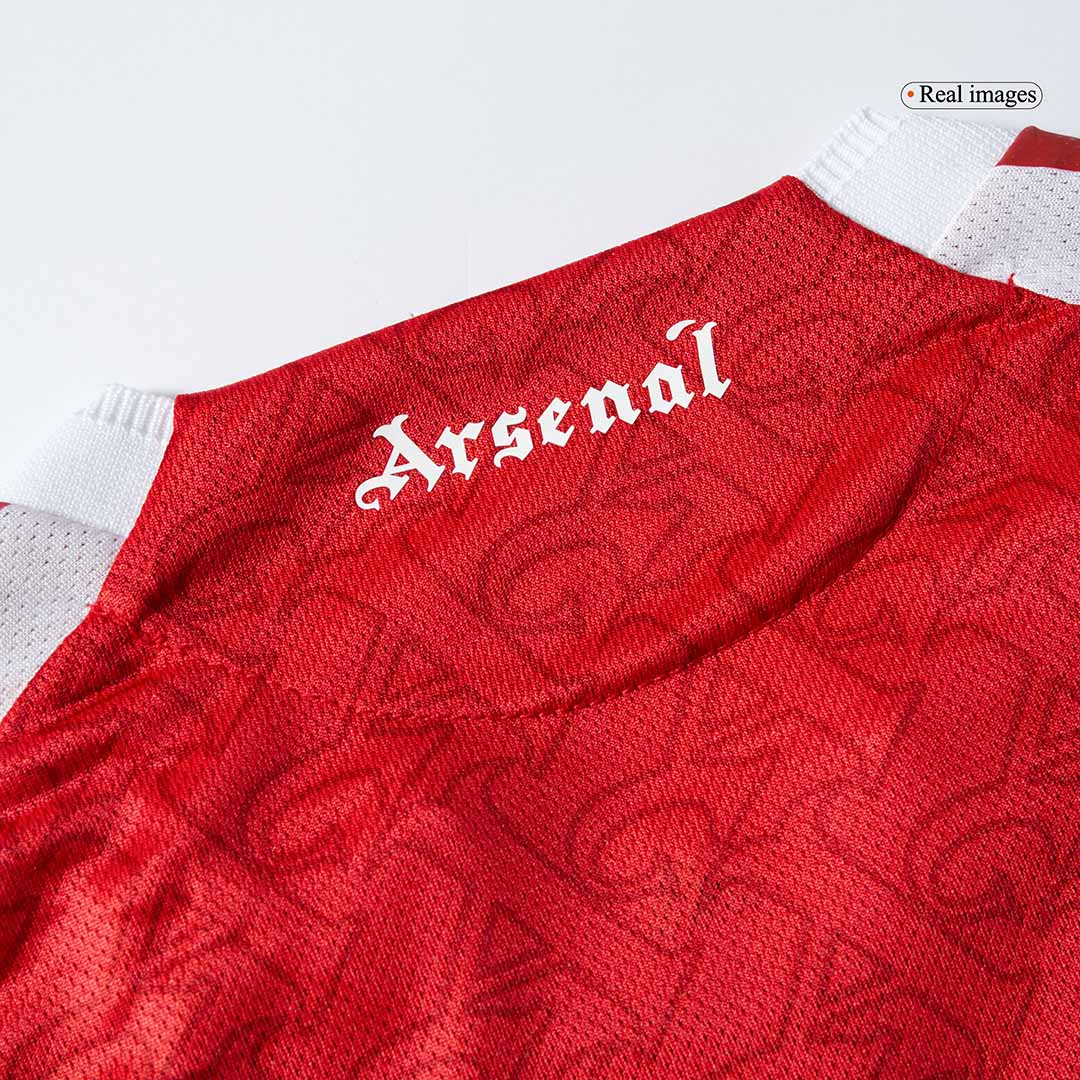 SALIBA #2 Men's Arsenal 2025/26 Player Version Home Soccer Jersey - Slim Fit
