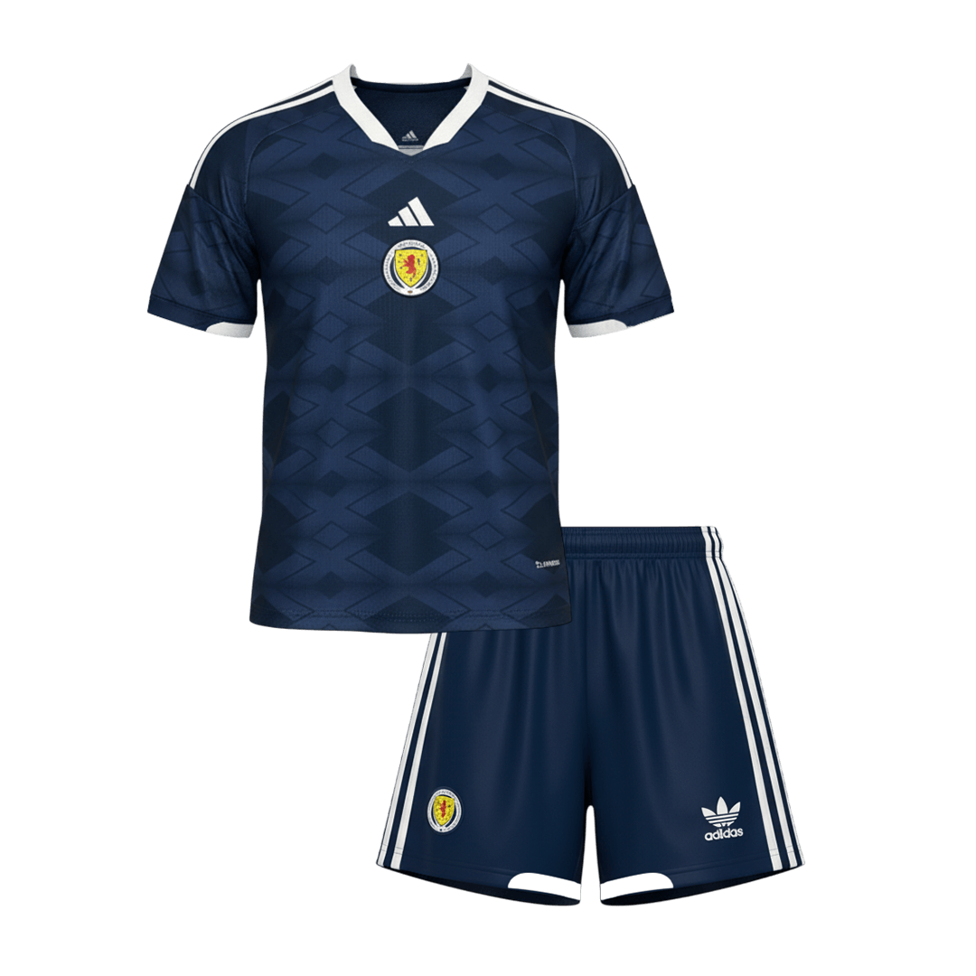 Kid's Scotland World Cup 2026 Home Soccer Jersey Kit