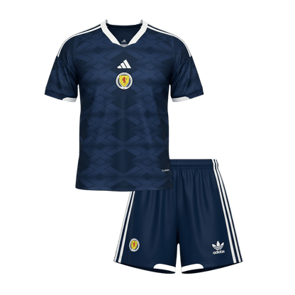 Kid's Scotland World Cup 2026 Home Soccer Jersey Kit