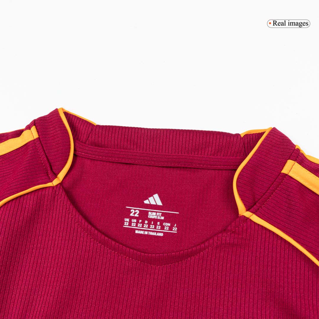 Kid's Roma 2025/26 Home Soccer Jersey Kit