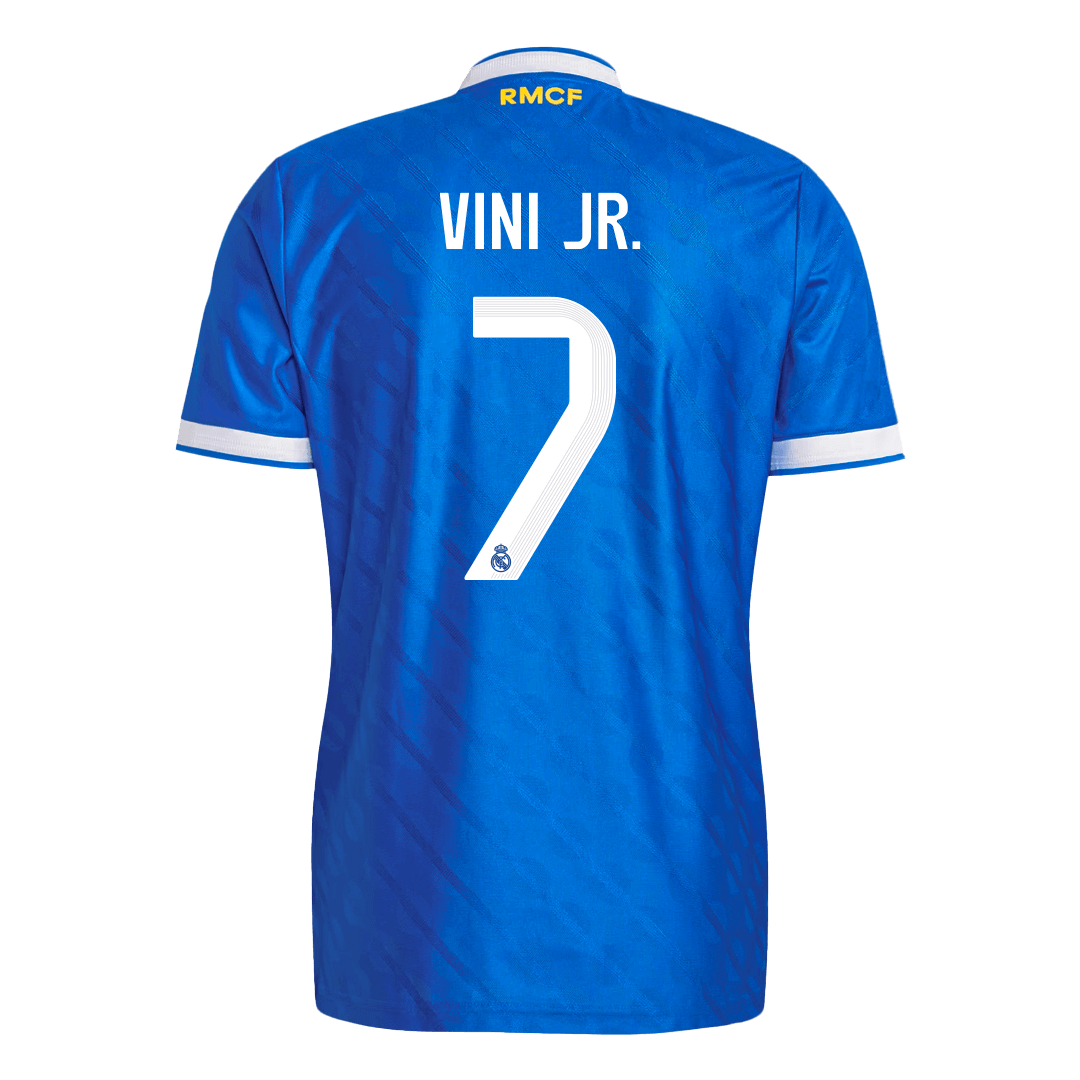 VINI JR. #7 Men's Real Madrid 2025/26 Player Version Third Away Soccer Jersey - Slim Fit
