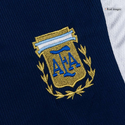 Retro Men's Argentina 1998 Away Soccer Jersey