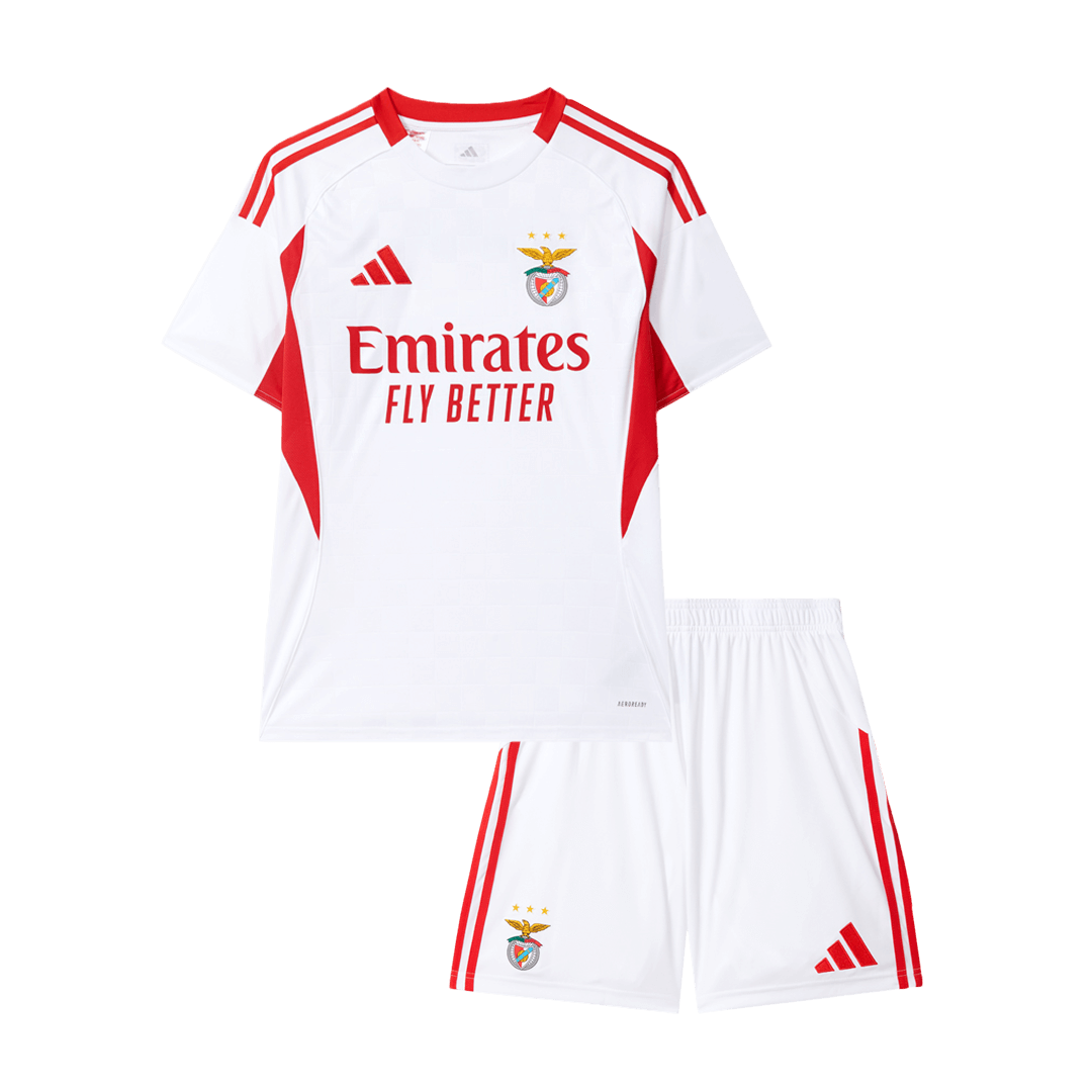 Kid's Benfica 2025/26 Third Away Soccer Jersey Kit