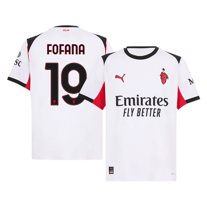 FOFANA #19 Men's AC Milan 2025/26 Away Soccer Jersey