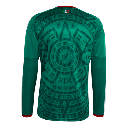Men's Mexico World Cup 2026 Home Long Sleeve Soccer Jersey