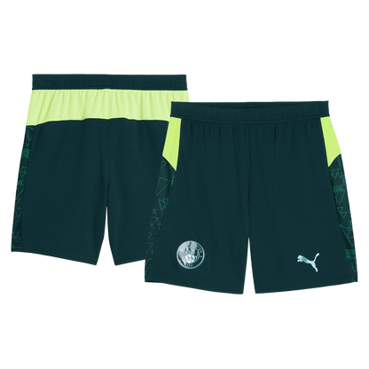 Men's Manchester City 2025/26 Fourth Away Soccer Shorts
