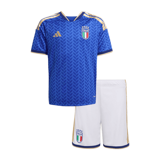 Kid's Italy World Cup 2026 Home Soccer Jersey Kit [PREMIUM]