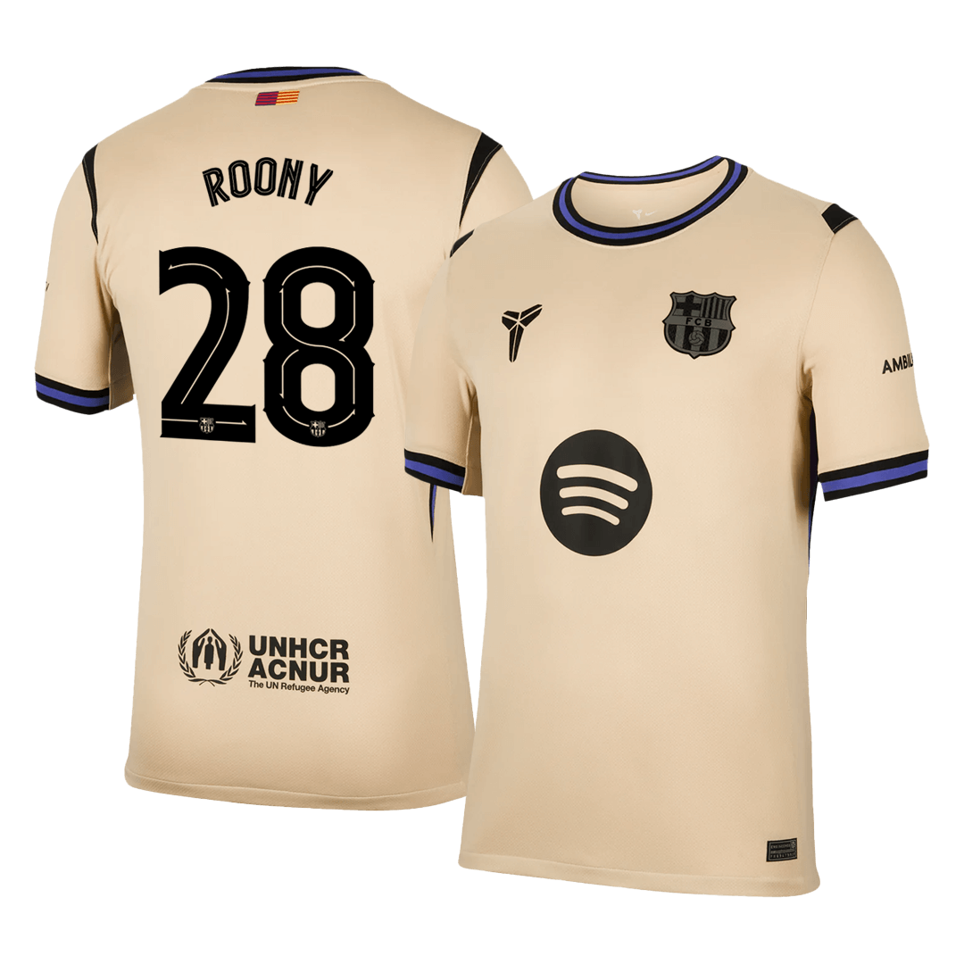 ROONY #28 Men's Barcelona 2025/26 Away Soccer Jersey