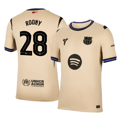 ROONY #28 Men's Barcelona 2025/26 Away Soccer Jersey