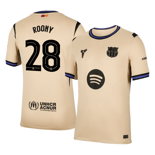 ROONY #28 Men's Barcelona 2025/26 Away Soccer Jersey