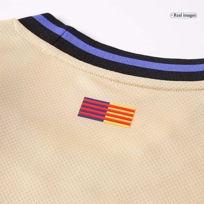 Men's Barcelona 2025/26 Away Soccer Jersey Full Kit