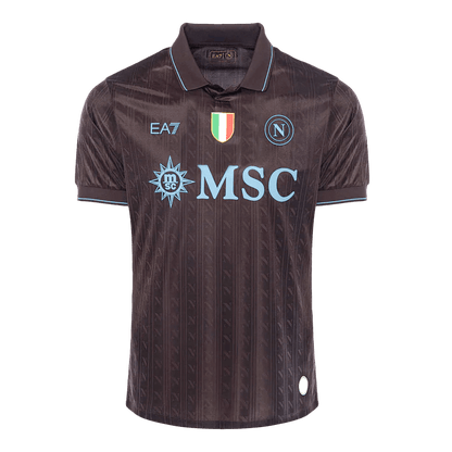 Men's Napoli 2025/26 Player Version Third Away Soccer Jersey - Slim Fit