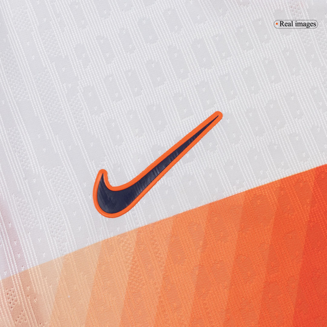F.DE JONG #21 Men's Netherlands World Cup 2026 Player Version Away Soccer Jersey - Slim Fit