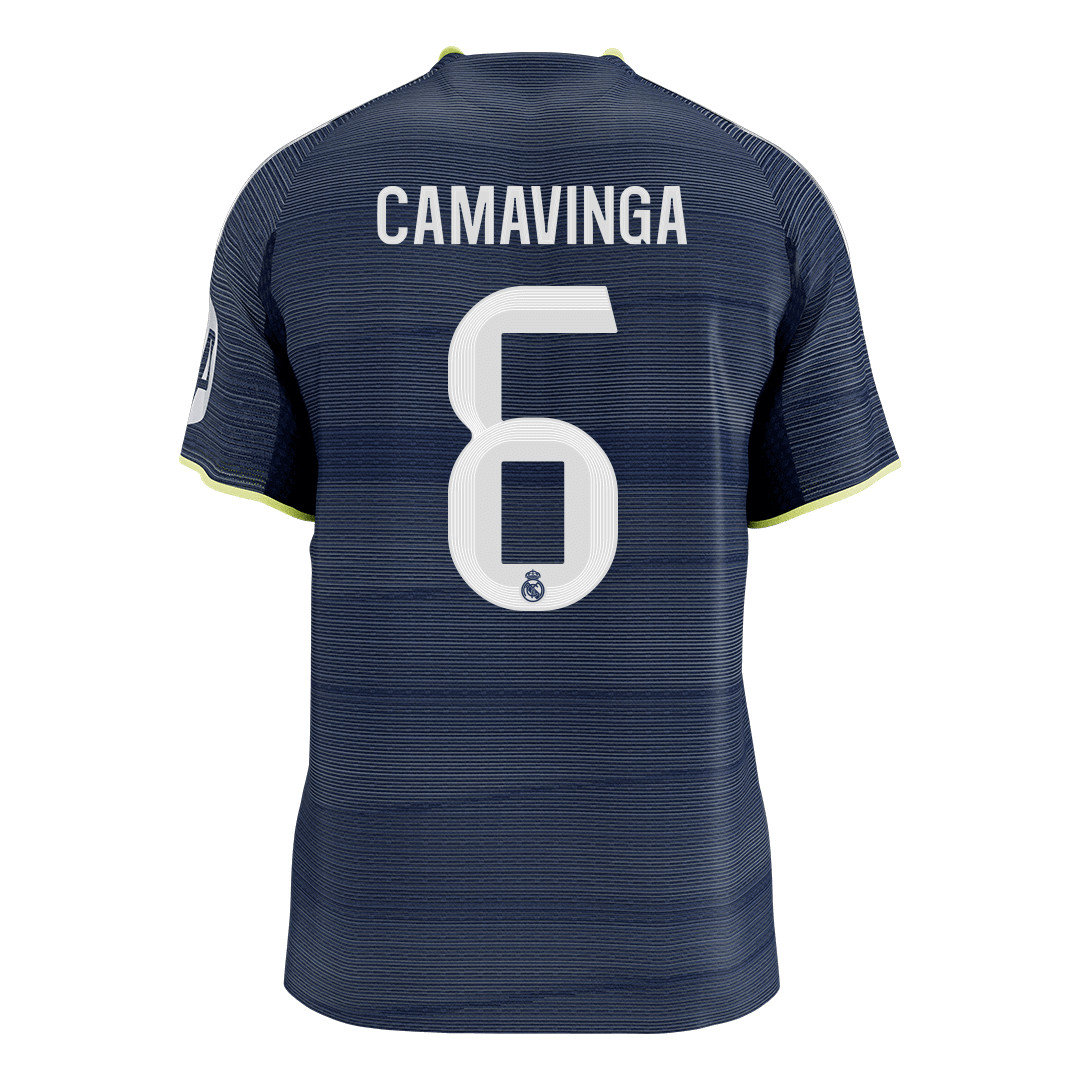 CAMAVINGA #6 Men's Real Madrid 2025/26 Player Version Away Soccer Jersey - Slim Fit [PREMIUM]