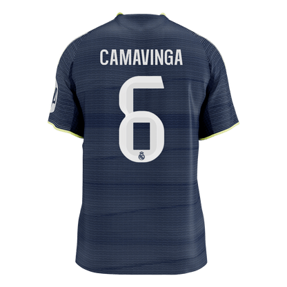 CAMAVINGA #6 Men's Real Madrid 2025/26 Player Version Away Soccer Jersey - Slim Fit [PREMIUM]